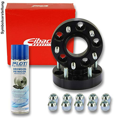 EIBACH Spurplatten Spurverbreiterung Distanzscheibe Ø67mm Lochkreis 5x114,3 / 50mm pro Achse + Bremsenreiniger
