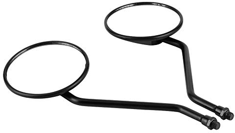 Espejo de motocicleta, Akozon 2 piezas 10 mm de rosca universal 10 mm de rosca espejo retrovisor universal para moto scooter