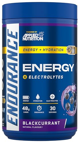 Endurance Energy Drink Powder High in Carbohydrates and Electrolytes Quick Energy for Performance Sports (1.5kg - 30 Servings) (Blackcurrant)