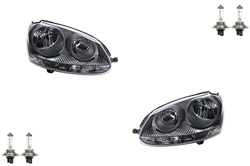 Johns, Scheinwerfer Halogen passend für VW Golf V 1K 5M 03-09 m. H7 H7 Set Links Rechts