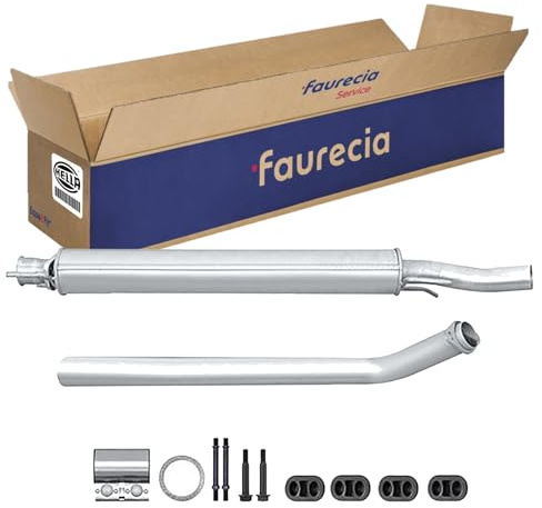HELLA 8LC 366 024-761 Mittelschalldämpfer - Easy2Fit® Kit - mitte | Kompatibel mit: OPEL VECTRA B, VECTRA B Caravan, VECTRA B CC