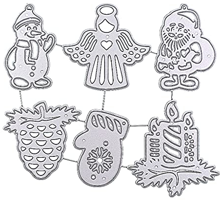 Weihnachtsengel Metall Stanzformen Schablone DIY Scrapbooking Album Papier Karte Vorlage Prägung Handwerk Dekoration Prägung