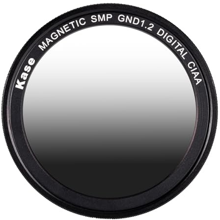 Kase Wolverine Magnetic Soft Graduated ND 4 Stop ND16 Filter + Magnetic Adapter for Compact Digital Camera Compatible with Sony RX100