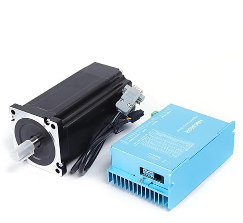 12NM Closed Loop Schrittmotor Nema34 DSP AC60V Stepper Motor Drive Kit Schrittmotor Treiber Schrittmotortreiber AC20-80V/DC24-100V 8A/Pha