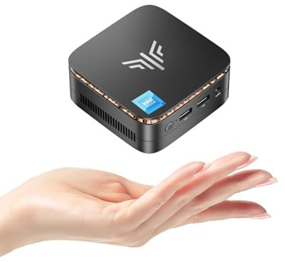 NiPoGi Mini pc AK1PLUS N97(Βeats N95/N100,Up to 3.6GHz,4C/4T) 16GB RAM 512GB M.2 SSD Mini Computer Ιntel Alder Lake Support 2.5 SATA SSD,WiFi6/ BT5.2, Dual 4k Display