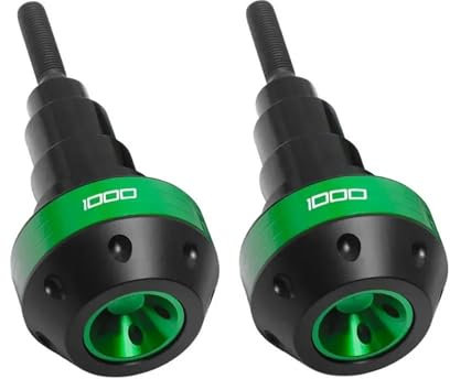 SQNYDH Motorrad-Sturzschutz Für Kawasaki Z1000 Z1000SX Z 1000 SX Z1000 SX Rahmenschieber Verkleidungsschutz Crashpad-Schutz Sturzpad Rahmengleiter(Grün)