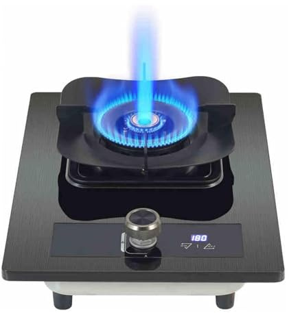 Cooktop A Gas Propano Da 5,2 KW, Fornello A Gas Portatile A 1 Stufa, Cottura Per Cottura Per Cottura In Campeggio Con Protezione Da Campeggio Con Protezione Da Camper, Per Camper, Appartamenti(LPG)