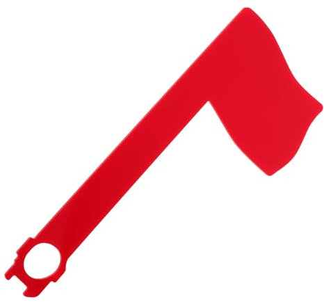 BAZEITFLOW Bandiera Di Ricambio Per Cassetta Postale in Acrilico Con Design Moderno Bandiera Rossa Girevole Per Indicazione Semplice e Accessori Decorativi Per Casa e Ufficio