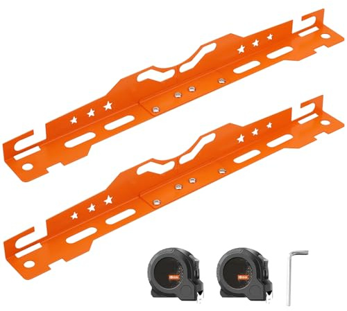 Generico Attrezzi di Allineamento Auto per Veicoli | Piastre Strumento Regolazione Convergenza,Set Resistente Precise Piastre Regolabili per Pneumatici Auto Camion Garage Casa