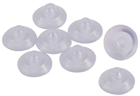 sourcing map Glas Saugnäpfe Gummi Home Schreibtisch für Glas transparent Kantenschutz Saugnäpfe Sauger Halterungen Pads 8 pcs