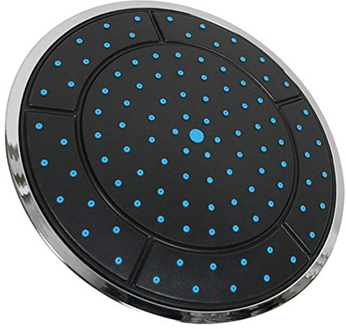 CUHAWUDBA 1Pcs Douche Actionnée par Pluie de Ronde en Plastique de 25Cm Accessoires Cabine de Buse de Tête de Toit Dessus de La Chambre