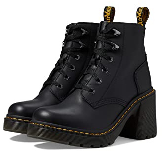 Dr. Martens, Women's Jesy 6 Tie Boot, Black Sendal, 8