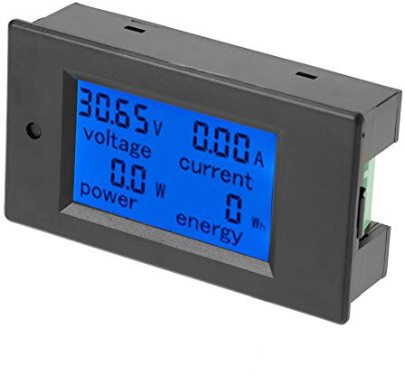 Misuratore di corrente di tensione PZEM-031 DC 6.5-100V Misuratore di corrente di tensione di energia elettrica digitale LCD per elettricista domestico di fabbrica