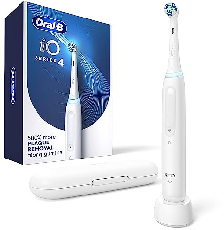 Oral-B iO Series 4 Electric Toothbrush with (1) Brush Head, Rechargeable, White