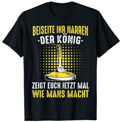 Stockschießen Beiseite ihr Narren Eisstock T-Shirt