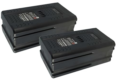 vhbw 2x batteria sostituisce Greenworks 2901307, 80V Max, 2901302, GBA80200, G80B4, 2902407, G80B2, 2901207 per utensile elettrico (4000 mAh, Li-Ion, 80 V)