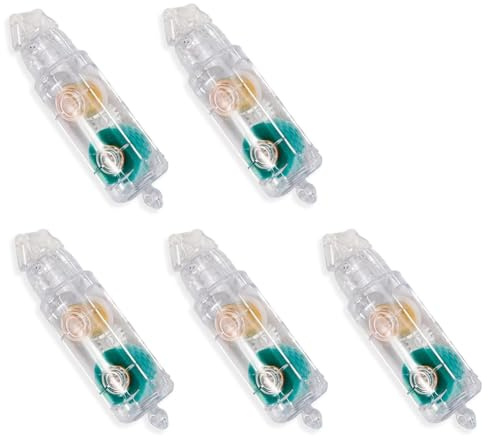 Breeshy 5 Stück Nachfüllpackungen, doppelseitig, 0,23 x 16,40 Pi, Nachfüllpackungen, Kleberollen, Nachfüllpackungen