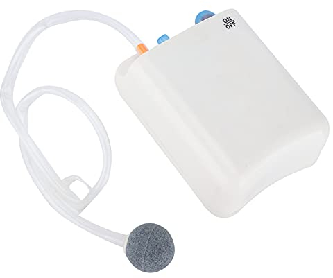 Aquarium-Luftpumpe, Energiesparende Tragbare Batteriebetriebene DC-125-Sauerstoffpumpe, Aquarium-Sauerstoffdiffusor für Aquarien