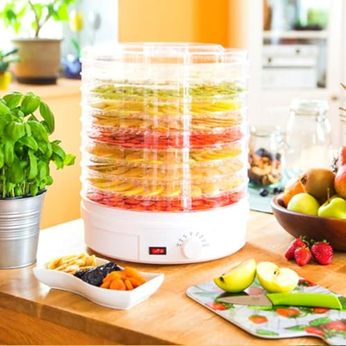 Essiccatore Per Alimenti, Essiccatore Per Frutta In Acciaio Inossidabile, Con Timer 24 Ore, Controllo Della Temperatura 30-70 ℃, Essiccatore Per Frutta, Erbe, Carne, Verdure E Dolcetti Per Cani