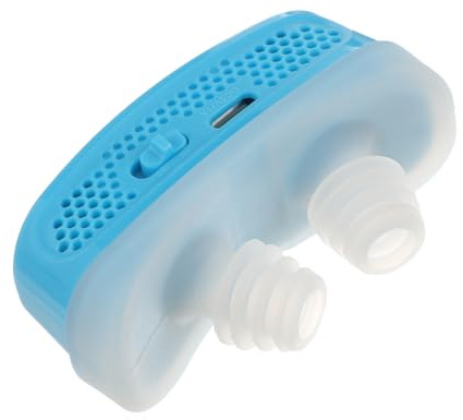 IWOWHERO Rimedi per Non Russare Dispositivo Antirussamento Elettrico Portatile, Filtro Nasale in Abs, Ricaricabile Usb, un Sonno Tranquillo