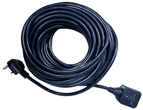 UK-EXT Heavy Duty Extension Power Cable 2.5mm² - 20m | 2.5mm² Heavy-Duty Cable, Indoor & Outdoor Mains Lead, UK Plug Connection, Durable Power Cable