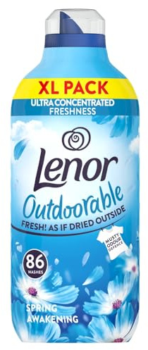 Lenor Outdoorable Fabric Conditioner 86 Washes, 1.204l, Spring Awakening, Ultra Concentrated Freshness