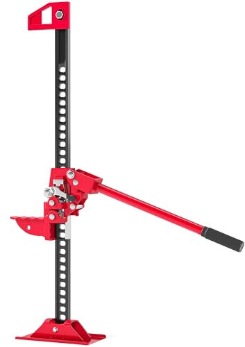 HOMCOM 3 Tonne Farm Jack, 33 High Lift Jack for 4x4 Tractors Trucks Agricultural Lifting, Red