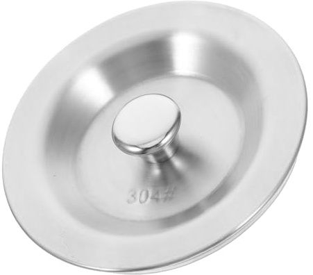 HOMSFOU Stainless Steel Sink Cover Drain Cover for Kitchen Sink Water Basin Lid for Dish Drainers
