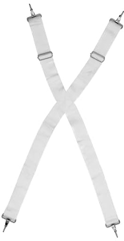 minkissy Trommelgurt in Drum für Snare Nylon und Verstellbarer Weiß sicher Rutschfester Tragegurt Hält Marschtrommel Geeignet für Männer und Frauen