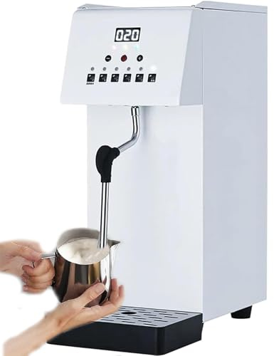 Montalatte, macchina commerciale elettrica e a vapore per acqua bollente per caffè e tè al latte