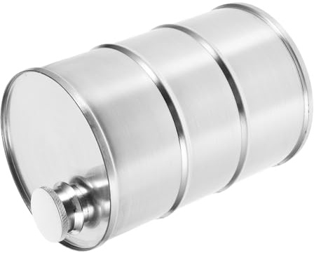 PAMINGONO Flasque Inox avec Bouchon Métal Étanche Contenant Polyvalent pour Boissons Camping et Voyage Design Élégant et Sécuritaire