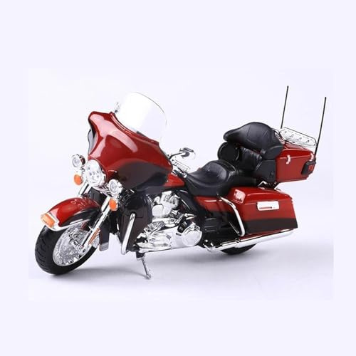 Motorcykelmodell 1:12 För Flhtk Electra Glide 2013 Hobbys Gjuten Motorcykelmodell