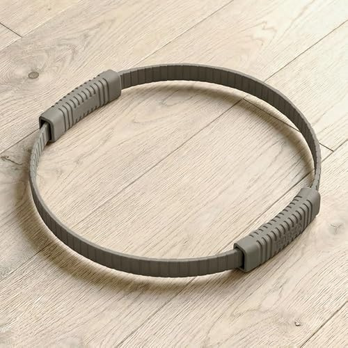 FORZA Pilates Exercise Ring 34cm – Premium Silicone Resistance Ring with Ergonomic Pads for Core Strength, Toning, Yoga, Pilates & Rehabilitation (Charcoal)