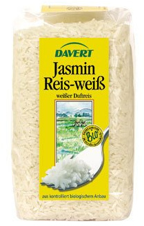Davert, Jasmin-Reis weiss, 500g