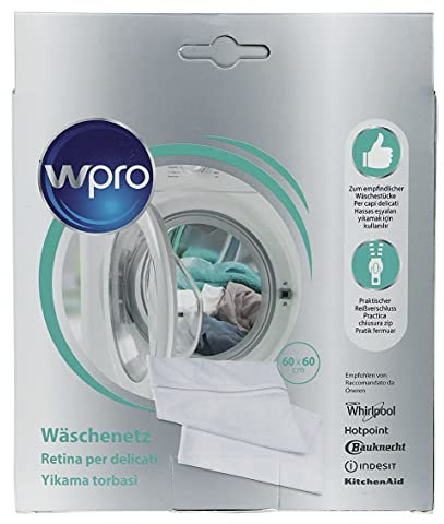 Wpro WAS606 Wäschenetz Netz 60x60cm Weiß für Waschmaschine auch Whirlpool Bauknecht Hotpoint Indesit KitchenAid 484000008645