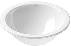 Alape˘ Unterbaubecken, mit antibakterieller Oberfläche, rund Ø 28,4cm, weiß