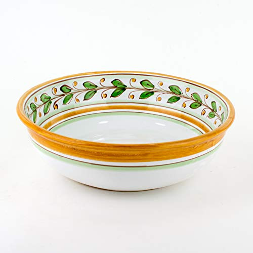 CEAR ceramiche - Ciotola per insalata in ceramica siciliana di Caltagirone decorata a mano