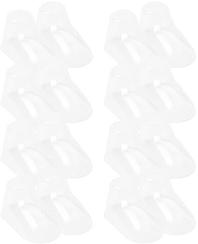 Healifty 100 Pezzi Tendiscarpe in Plastica Supporti per Scarpette per Bambini Vetrina Piedi del Bambino Piedi da Bambino Chiari Stivali Porta sul Retro PVC Che Fa i Primi Passi