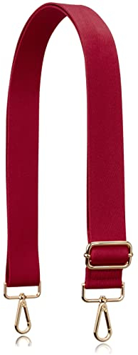 Allzedream - Correa gruesa de repuesto ajustable para bolso cruzado, Herrajes rojos y dorados, Wide:1.5 inch, Moderno