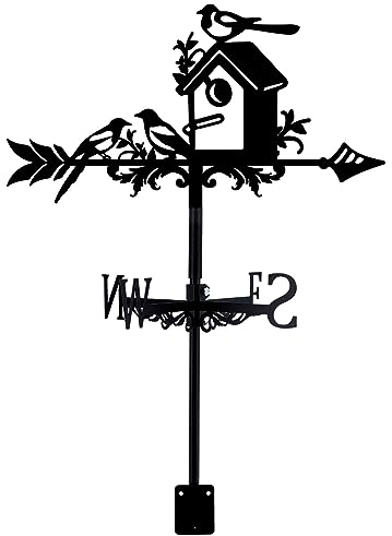 SUPERDANT Wetterhahn Vogelnest Wetterhahn fürs Dach Tier Wetterfahne Richtungsschild Outdoor Wetterfahnen Bauernhaus Dekoration Windmesswerkzeug Für Bauernhaus Garten Außenbereich Hof Dach