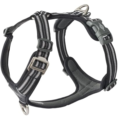 DOG Copenhagen Comfort Walk Air 3.0 Hundegeschirr - Geschirr für Hunde - Welpengeschirr, Black, L