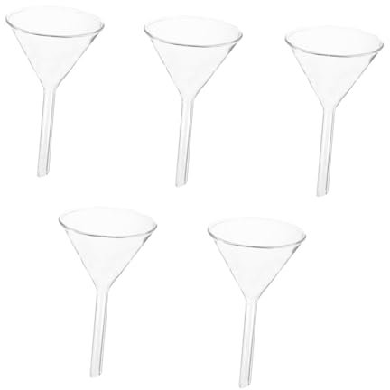 MAGICLULU 10pezzi Imbuto Per Laboratori Chimici Strumento Resistente e Riutilizzabile Per Esperimenti Liquidi e Solidità