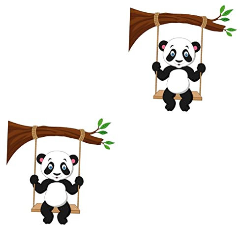 Abaodam 2st Kinderzimmer Aufkleber Wandtattoos Kindertapete Wandaufkleber Mit Tieren Kinderzimmer Wandtattoo Für Karikatur Abnehmbare Wand Cartoon-aufkleber 3d Entfernbar Wandschmuck