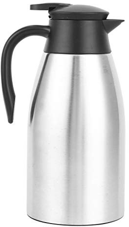 Restokki Hervidor de Agua de 2 L, Olla de Aislamiento portátil de Acero Inoxidable 304, Botella de Olla de Agua, Uso en el hogar y la Oficina (2L)
