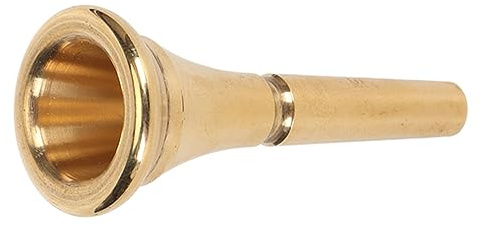 Goldenes Messing-Waldhorn-Mundstück, Musikinstrument-Waldhorn-Mundstück