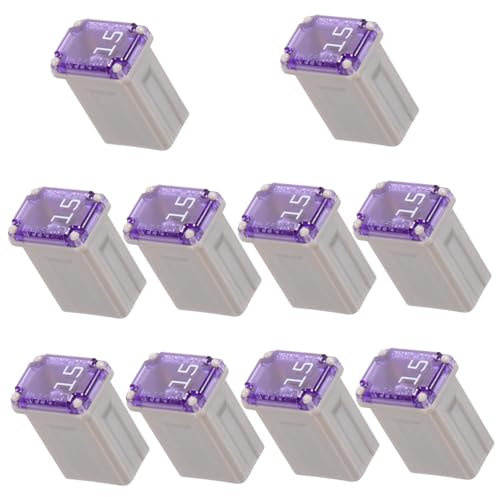 GARVALON 10stücke Teiliges Micro Kfz Sicherungsset Ampere Microcartridge Sicherungen Kompakt Leicht Installieren Für Vielseitige Automodelle