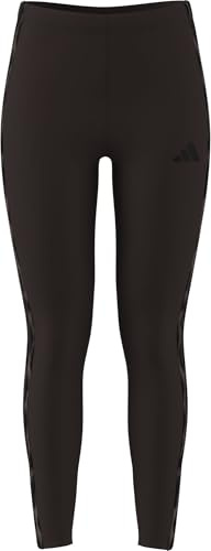 adidas Femme Seasonal Essentials Leopard Print Tights with 3-Stripes, Aurora Coffee/MULTICOLOR, XS