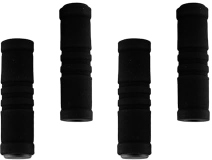 Bojueshaw 4Pack Bike Handlebar Grips,Soft Foam Sponge Non-Slip Handlebar Covers for Mountain,Road & Electric Bicycles(Shock-Absorbing)