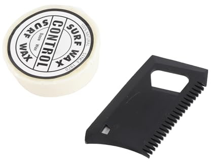 CHICIRIS Surf Wax Wax Anti-Slip Cire de Température d'eau Polyvalente compatibilité de Température Légère Conception Portable Facile Application Rapide Polyvalent Polyvalent pour Planches de Surf