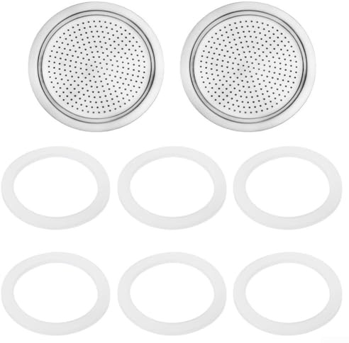 Kit complet de rechange pour cafetière à expresso Moka avec filtres et joints (9 tasses)